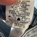 Driftwood  Collette Embroiered Floral Cuff Straight Jeans Womens 24 Blue Photo 5