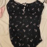 Hollister Black Floral Body Suit Photo 2