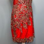 RANIA’S Collection Elegant Red Embellished Dress with Scarf Size 10 NWT Photo 7