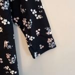 Kaari Blue Curvy 3X Black Poppy Floral Mock Neck Cozy Luxe Shirt Dress LS Photo 4