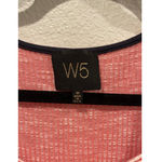 Anthropologie W5 Red White Stripe Short Flutter Square Neck Blouse Photo 1