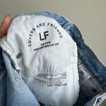 Lovers + Friends Devon High Rise 90s Cut Off Denim Shorts Distressed Size 26 Photo 5