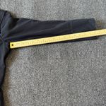 Athleta Triumph Hybrid Half Zip Sweatshirt Black Sz Medium Athleisure Pilates Photo 3