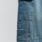ZARA  High Waist Cargo Jean Photo 8