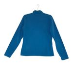 The North Face 1/4 Zip Fleece Pullover Women Sz M Blue Outdoor Travel Everyday Photo 2