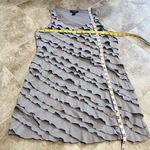 Alfani ruffle stretchy pullover sleeveless mini dress scoop neck medium Photo 2