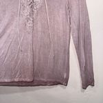 American Eagle  Lavender Ombre Soft & Sexy Floral Lace V neck tee Photo 1