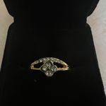Women’s Gold Tone Embellished Ring Size 7 Photo 0