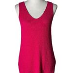 A New Day  Pink Knit‎ Sleeveless Top Womens M V Neck Soft Pullover Preppy Photo 0