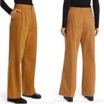 frame denim Frame Pleated Chino Pants Wide Leg Camel Tan 27 Photo 4