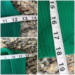 ZARA  Ribbed Kelly Green Crop Tank Top S Y2K Coastal Boho Preppy Fairy Hippie Photo 4