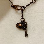 Fossil  Copper Tone Rhinestone Sphere Ball Necklace 18" Photo 4