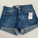 BP Mid Rise Roll Cuff Denim Shorts Authentic Blue Wash Size 26 Photo 0