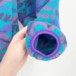 Columbia  Womens Vintage 90s Made in USA Fleece Aztec Print Outdoor Jacket Size L Photo 5