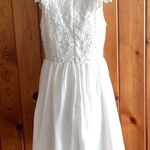Francesca's  white lace dress wedding dress bride dress formal dress size medium Photo 5
