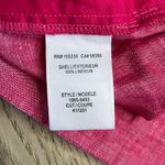 Joie NWT  Merci 100% Linen Relaxed Fit Shorts Pink White Weave Women’s Size 0 Photo 3