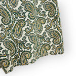 American Vintage Vintage High Waisted White Green Yellow Paisley Boxer Shorts M L Photo 6