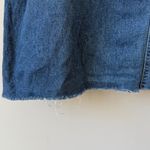 Original TY Wear Denim Jean Overall Dress Mini Frayed Hem Women's Size M Blue Photo 6