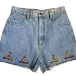 Vintage 90s embroidered high rise mom shorts RIO by Stephan Mardon Blue Size 29 Photo 0