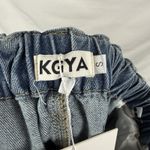 KGYA Women's Denim Cargo Pants Size Small Blue Utility Wide Leg Jeans NWT Photo 5