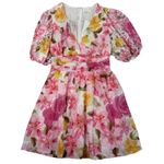 Billy J Solana Mini Dress Womens‎ Size 10 Pink Gold Floral NWT New Photo 1