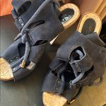 Derek Lam navy blue suede lace up platform gladiator sandals size EU 39 Photo 2