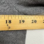 Talbots  Grey Mock Neck Pearl Beaded Neckline Sweater Womens M Preppy Classic Photo 4