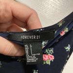 Forever 21  Black Floral V Neck Wide Leg Jumpsuit Photo 1