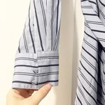 Cinq à Sept Marcella Asymmetrical Shirt Dress Blue Size 6 Photo 5