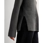 Everlane $118 New  The Slouchy V-Neck in Cotton - Heathered Charcoal - Small Photo 2