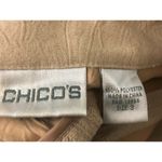  Crinkled Microsuede Blazer Large 3 Shirt Suede Chico's Shirt Button Front Photo 5