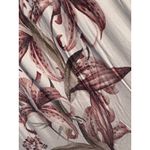 Chaser ‎ Maternity Ruffled Beige Floral Maxi Dress Size M 44" Long x 15" PTP Photo 2