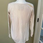 Anthropologie Saturday Sunday by  Mixed Media Waffle Knit Henley Top - size small Photo 3