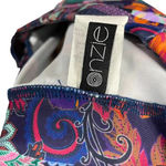 Onzie Bold Floral Print Stripe Cropped Leggings Size S/M Photo 4