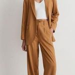 Madewell The Neale Straight-Leg Pant in Drapeweave tan Photo 0