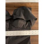 Betsy and Adam Dress Black Cap Sleeve Ruched By Linda Bernell Open Back VTG Size 8 Photo 6