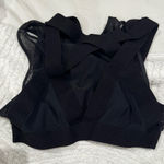 Alo Yoga  Black Bondage Sports Bra Photo 0