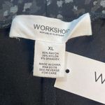 Workshop Republic Clothing Women Gray and Black Geometric Design Leggings NWT XL Photo 6