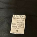 Olivaceous NEW Women's Black Sleeveless V-neck Button Crop Blazer Vest Top Sz M Photo 3