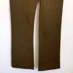Vince NEW High Waist Crop Flare Pant in Olive Night Green Photo 4