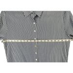 Baukjen Shirt Dress 6 Blue White Stripe Button Tie Belt Modern Nautical Preppy Photo 7