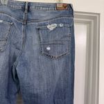 American Eagle  Jeans Women Size 8 Regular Tomgirl Distressed Ripped‎ Button Fly Photo 5