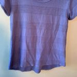 LuLaRoe  Classic T T-Shirt Solid Blue Gray Textured Photo 4