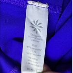 Athleta Royal Blue Cropped Activewear Mesh Curout Leggings Womens Small Photo 4