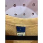 Old Navy  Mustard Yellow Ruffle Sleeve Sweatshirt Pullover Top Size L Photo 2