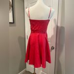 Laundry by Design  Spaghetti Strap Silk & Cotton Dress Blush Red Size Petite Sz 6 Photo 3