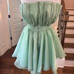 Anthropologie Mable NWOT Elegant Green Tulip Dress with Back Zipper Photo 1