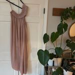 Ulla Johnson Jade Dress Blush Rose Pink Size 4 One Shoulder Pleated Gown Flowy Photo 8