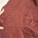 Lunya Washable Silk Slip Dress in Port Maroon Size Large Red Photo 12