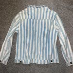 Mumu Blue Striped Jean Jacket Photo 1